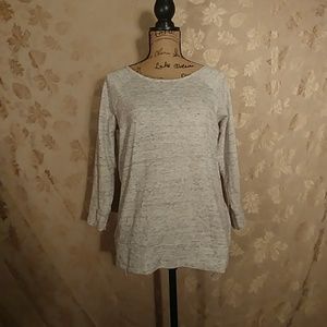 Long Sleeve sweat/tee w/ side zippers